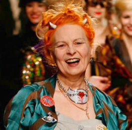 Dame Vivienne Westwood fashion designer
